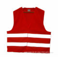 Red High Visibility Reflective Warning Working Vest (JMC-364C)